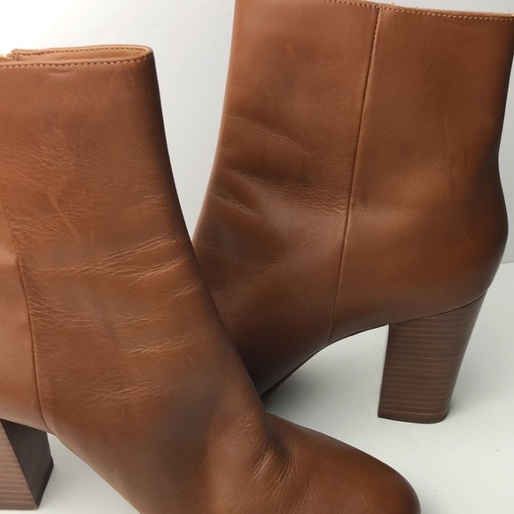 Michael Kors Frenchie Brown Ankle Boots Minimalist 10 - Picture 10 of 14